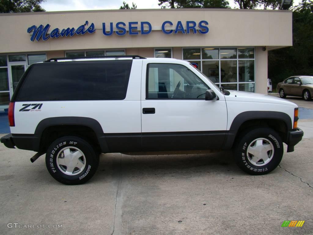 1997 Tahoe Z71 4x4 - Olympic White / Pewter photo #1