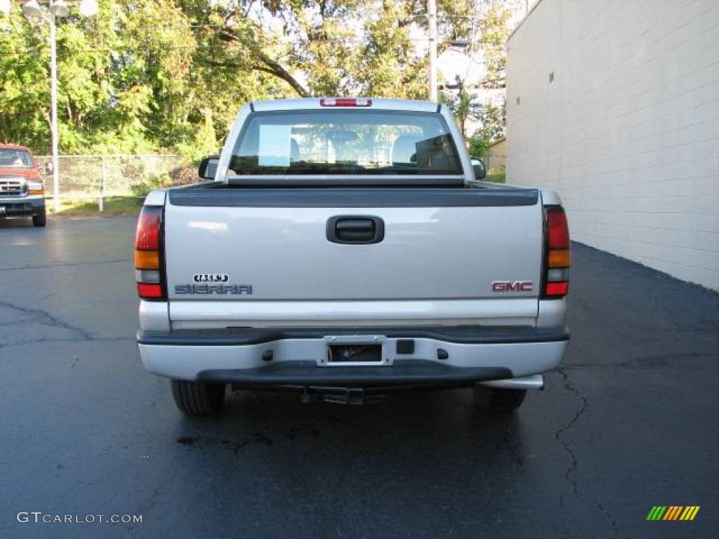 2004 Sierra 1500 Regular Cab - Silver Birch Metallic / Dark Pewter photo #6