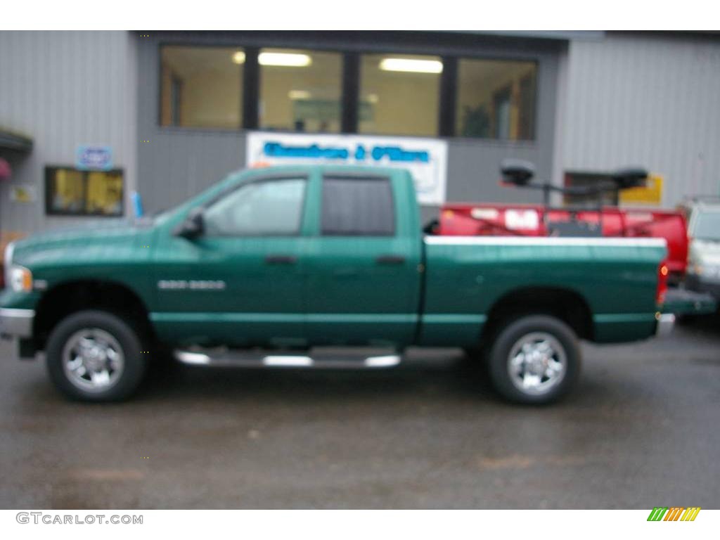 2004 Timberline Green Pearl Dodge Ram 2500 SLT Quad Cab 4x4 20661457