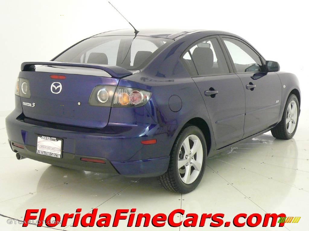 2005 Strato Blue Mica Mazda MAZDA3 s Sedan 2059247 Photo 2 GTCarLot