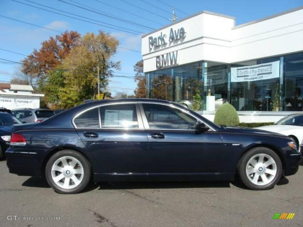 2007 7 Series 750i Sedan - Monaco Blue Metallic / Beige photo #1