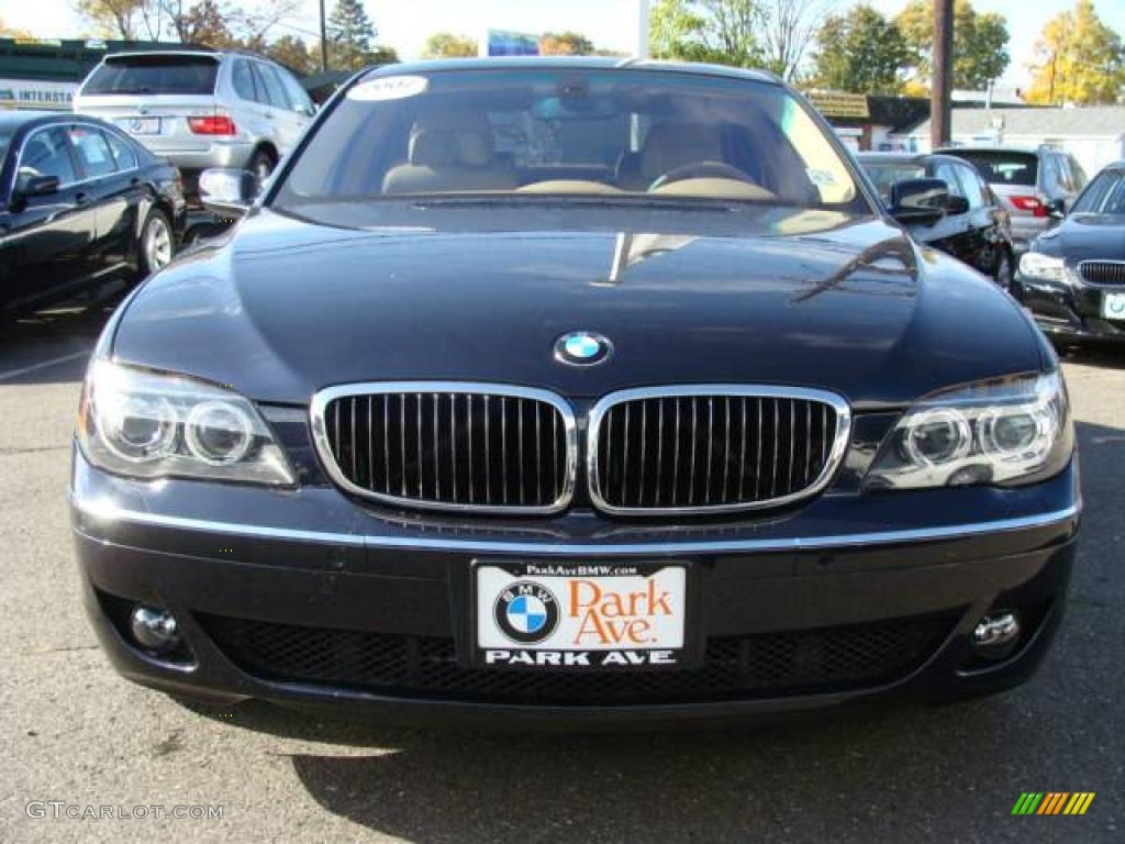 2007 7 Series 750i Sedan - Monaco Blue Metallic / Beige photo #3