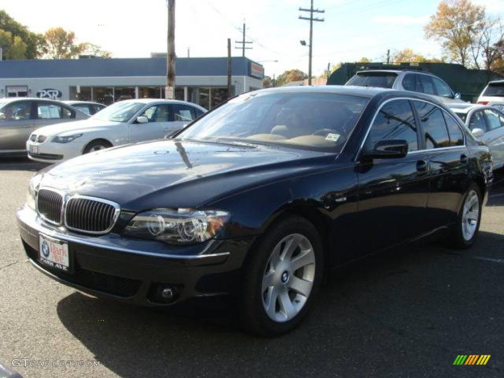 2007 7 Series 750i Sedan - Monaco Blue Metallic / Beige photo #4