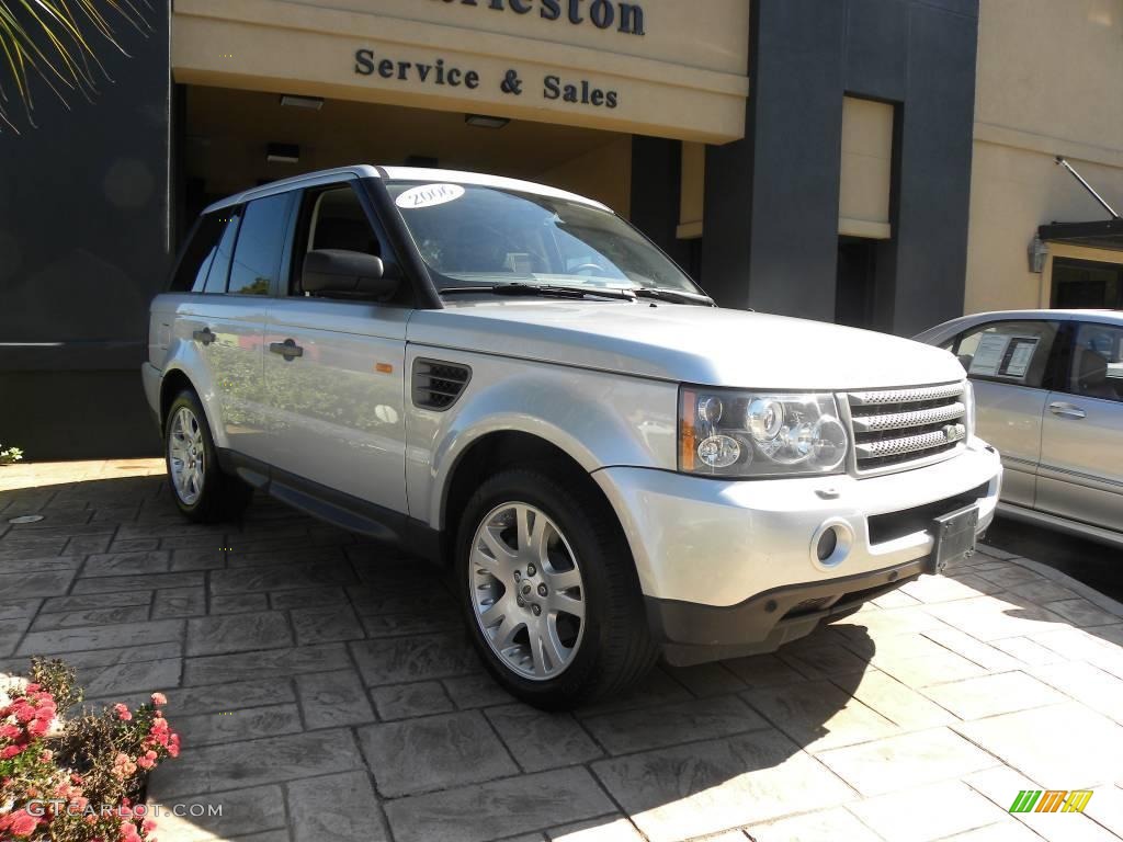 2006 Range Rover Sport HSE - Zambezi Silver Metallic / Ebony Black photo #1