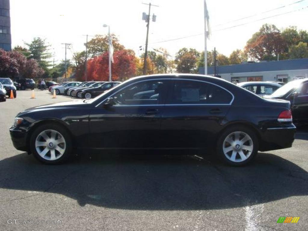 2007 7 Series 750i Sedan - Monaco Blue Metallic / Beige photo #5