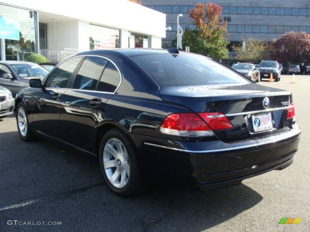 2007 7 Series 750i Sedan - Monaco Blue Metallic / Beige photo #6