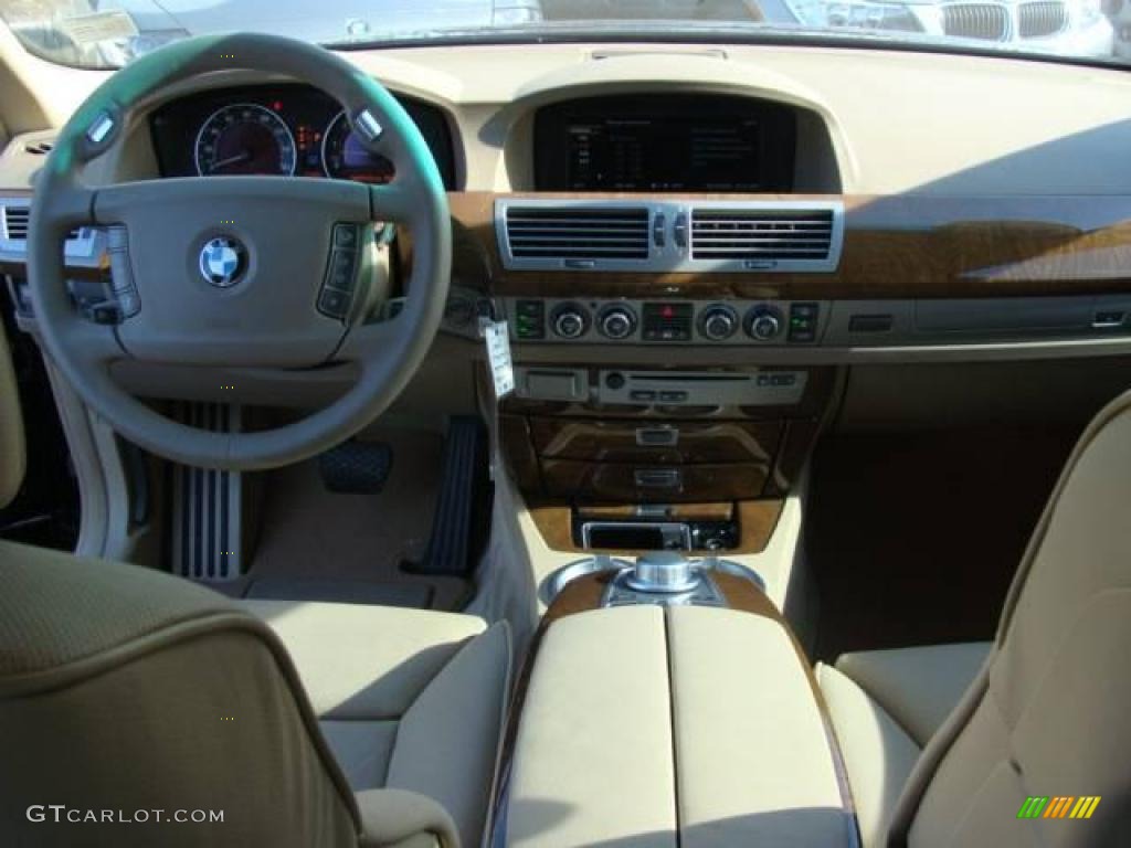 2007 7 Series 750i Sedan - Monaco Blue Metallic / Beige photo #12