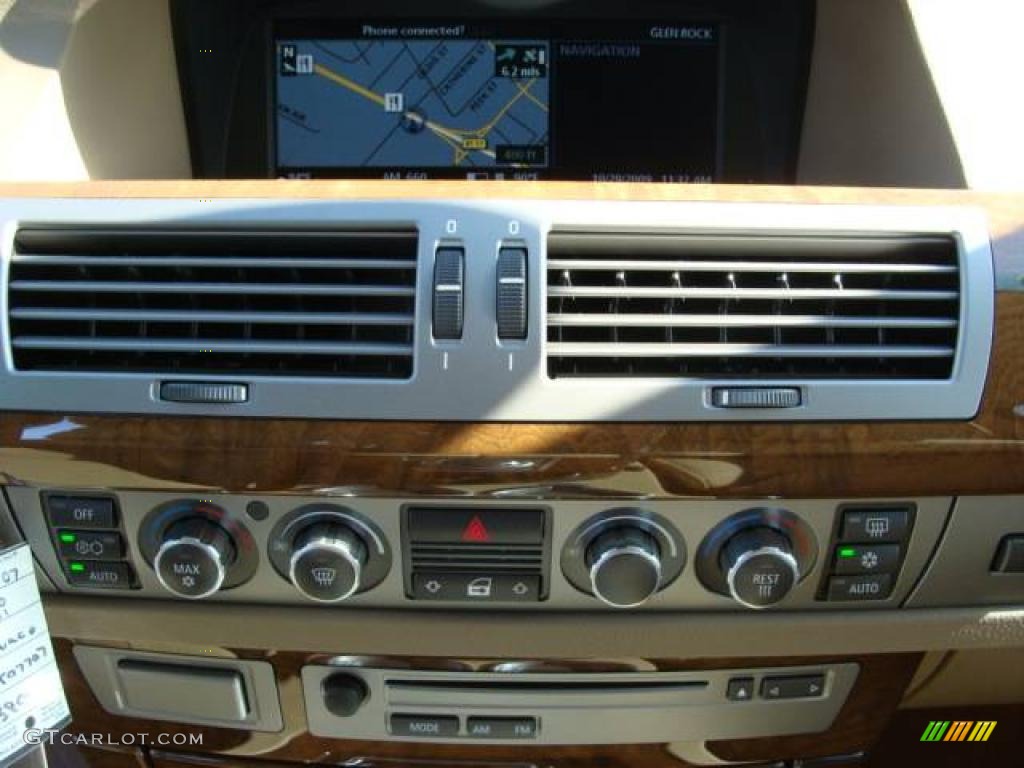 2007 7 Series 750i Sedan - Monaco Blue Metallic / Beige photo #15