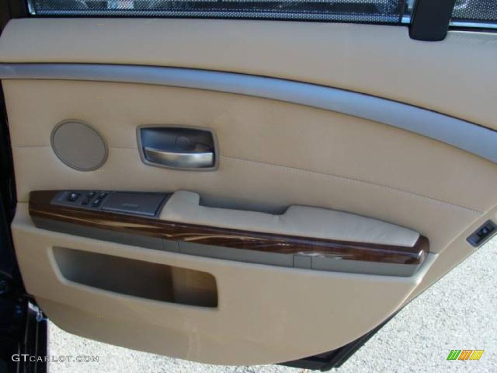 2007 7 Series 750i Sedan - Monaco Blue Metallic / Beige photo #19