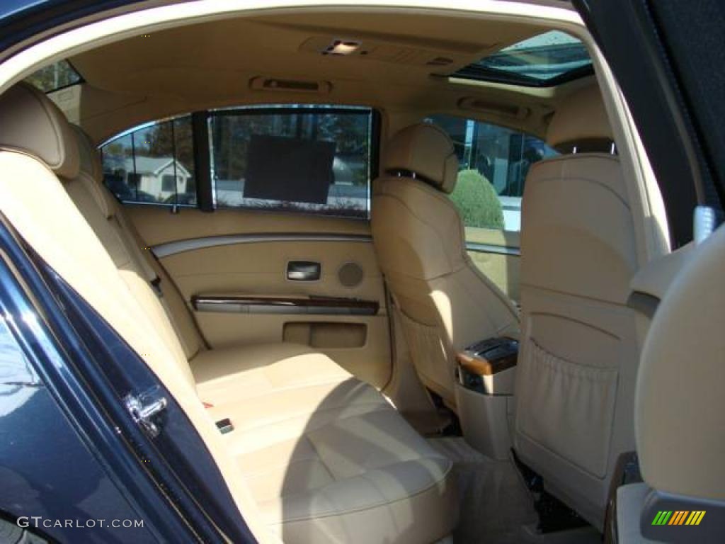 2007 7 Series 750i Sedan - Monaco Blue Metallic / Beige photo #20