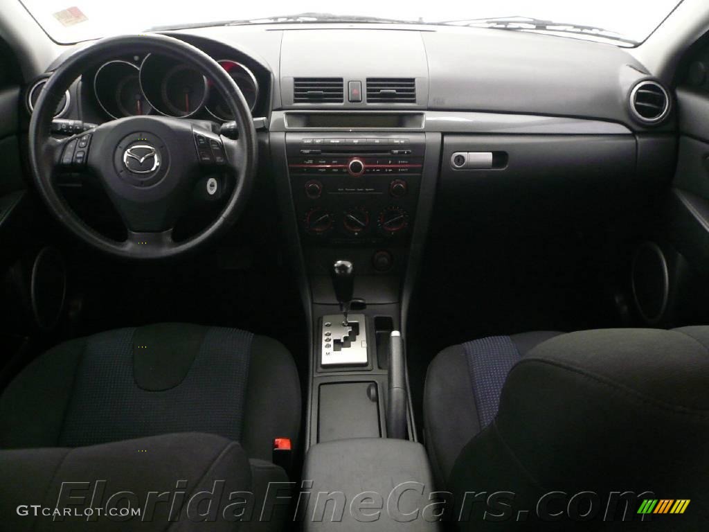 2005 MAZDA3 s Sedan - Strato Blue Mica / Black photo #16