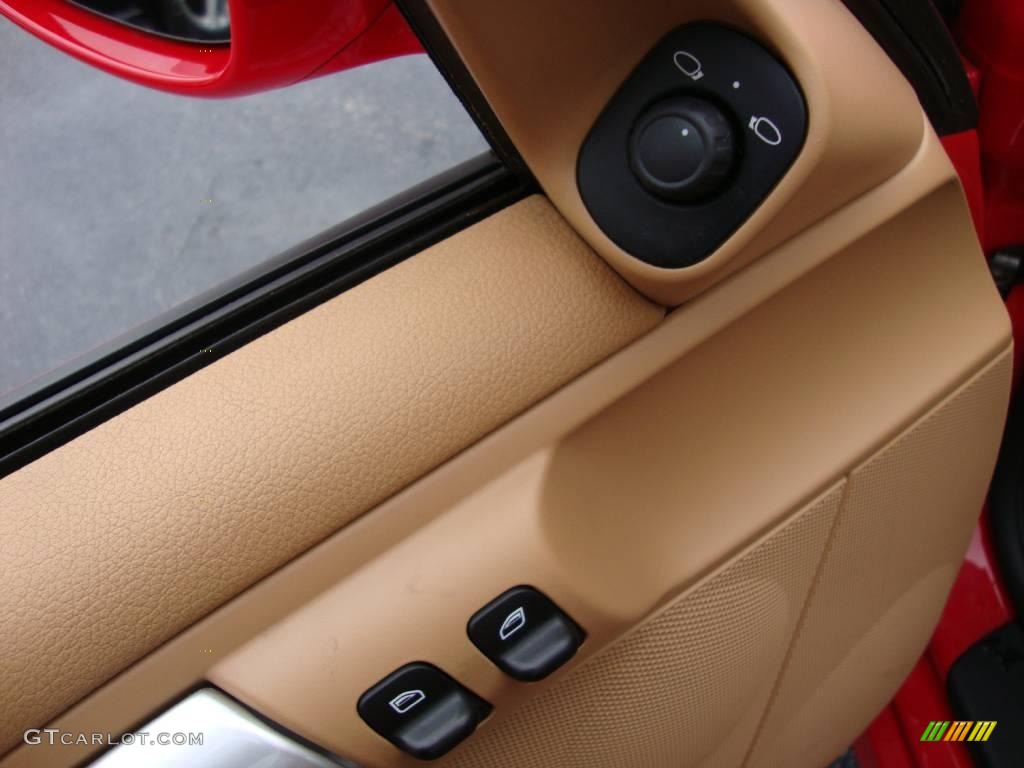 2007 Cayman  - Guards Red / Sand Beige photo #14