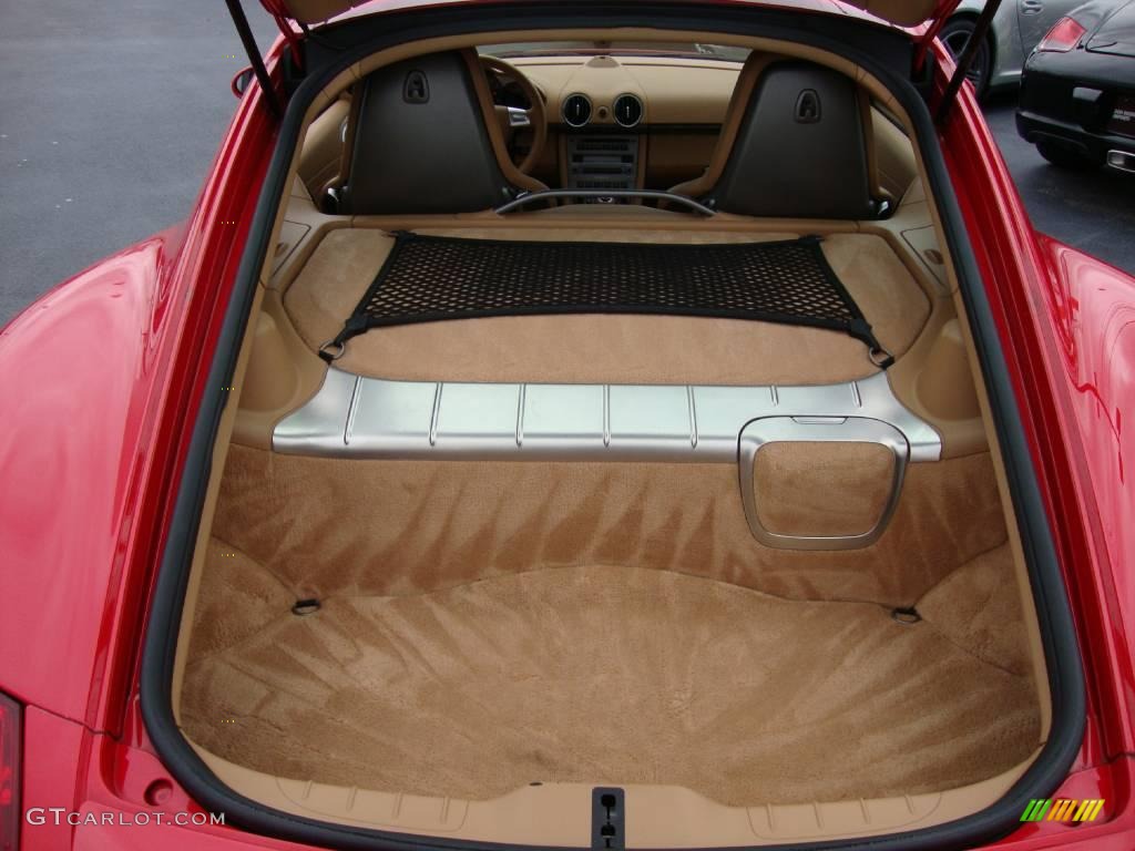 2007 Cayman  - Guards Red / Sand Beige photo #19