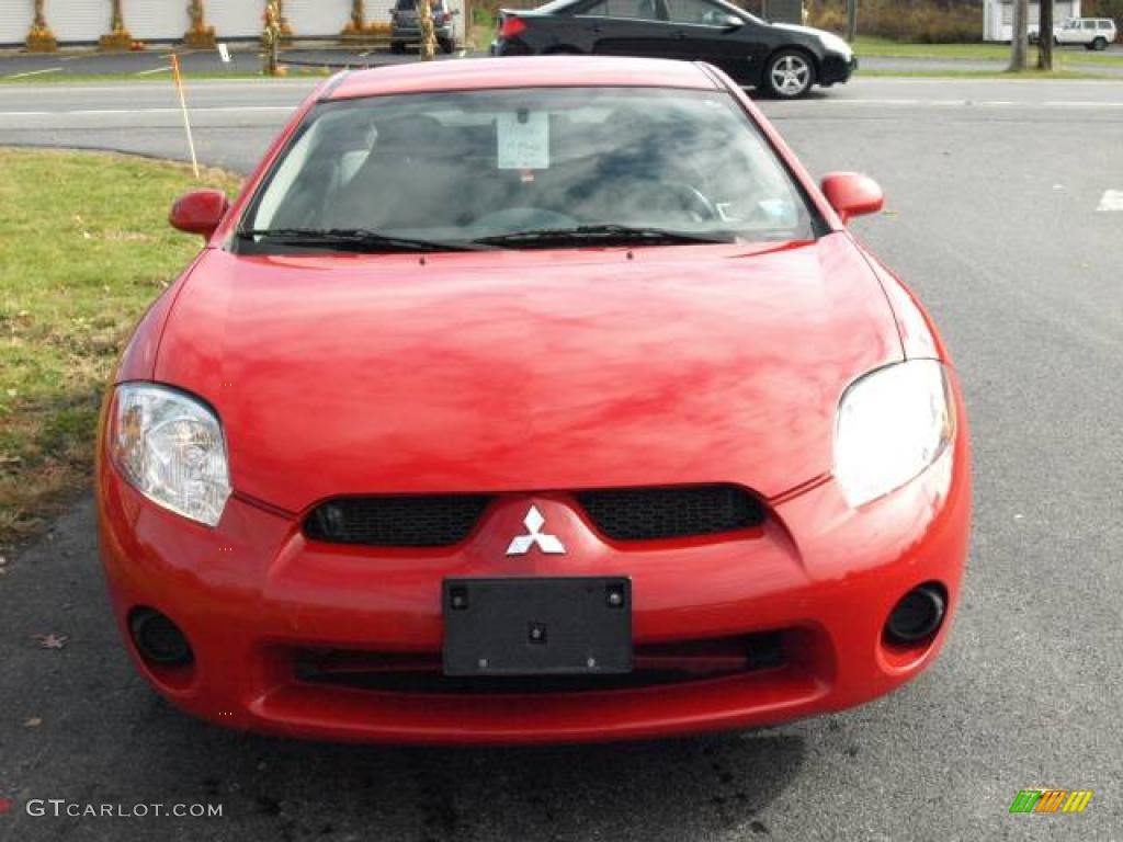 2007 Eclipse GS Coupe - Pure Red / Dark Charcoal photo #3