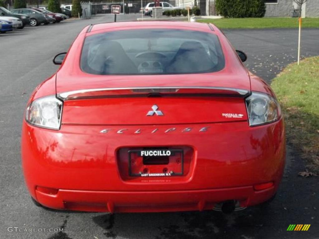 2007 Eclipse GS Coupe - Pure Red / Dark Charcoal photo #5
