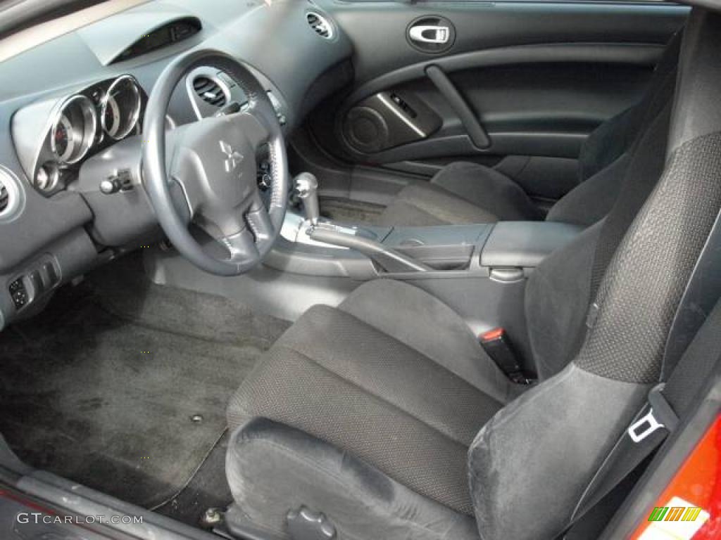 2007 Eclipse GS Coupe - Pure Red / Dark Charcoal photo #7