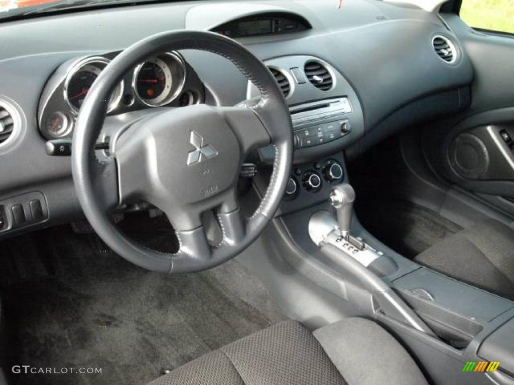 2007 Eclipse GS Coupe - Pure Red / Dark Charcoal photo #8