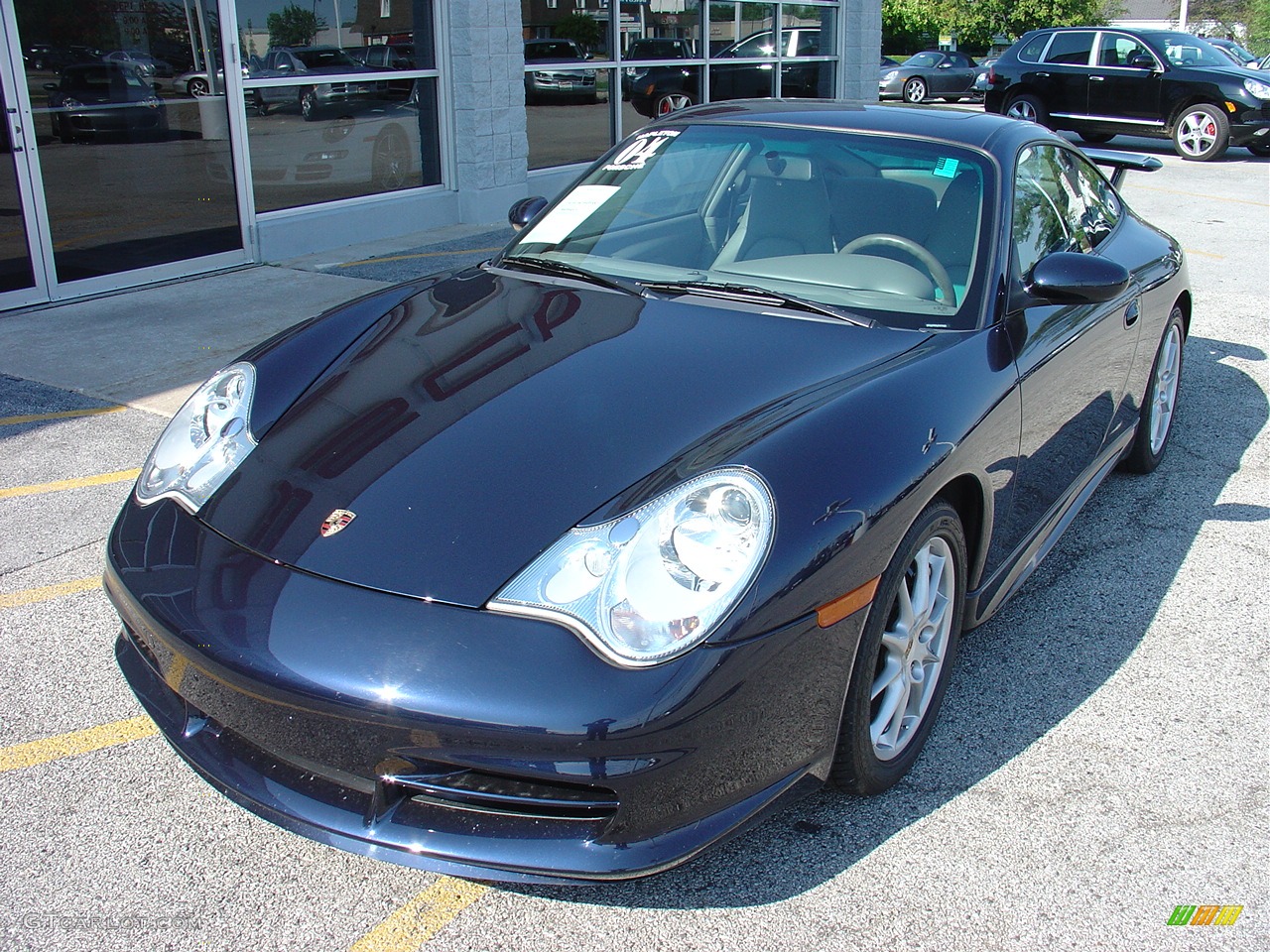 2004 911 Carrera Coupe - Midnight Blue Metallic / Graphite Grey photo #1