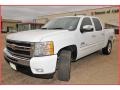 2009 Summit White Chevrolet Silverado 1500 LT Crew Cab 4x4  photo #1