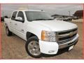 2009 Summit White Chevrolet Silverado 1500 LT Crew Cab 4x4  photo #10