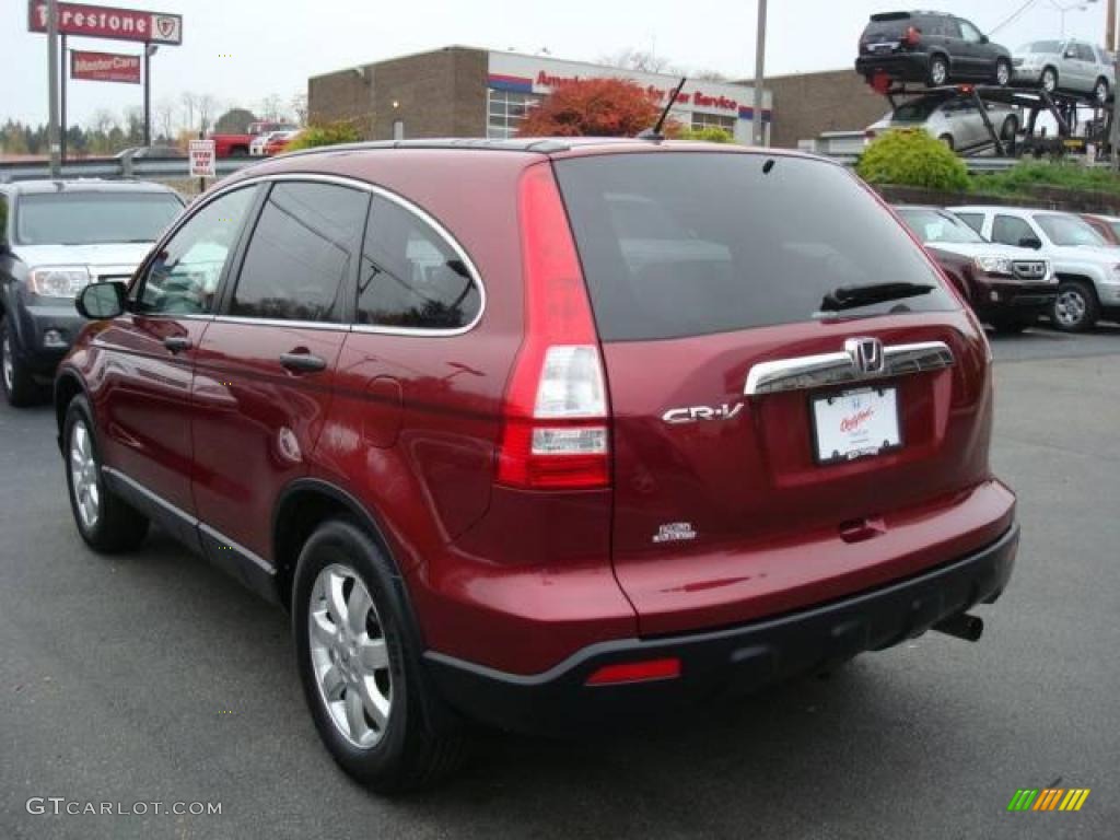 2007 CR-V EX 4WD - Tango Red Pearl / Gray photo #2