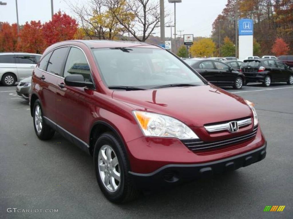 2007 CR-V EX 4WD - Tango Red Pearl / Gray photo #5