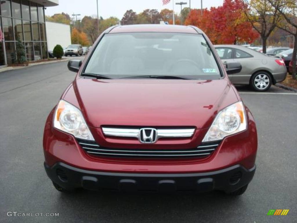 2007 CR-V EX 4WD - Tango Red Pearl / Gray photo #6