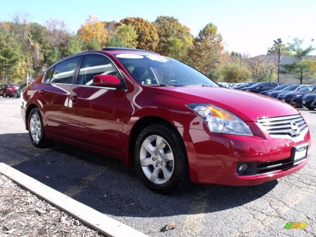 2009 Altima 2.5 SL - Red Brick Metallic / Charcoal photo #1