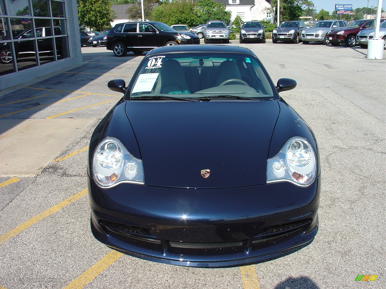 2004 911 Carrera Coupe - Midnight Blue Metallic / Graphite Grey photo #3