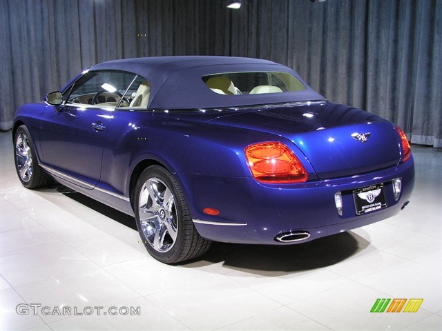 2008 Continental GTC  - Moroccan Blue / Saffron photo #2