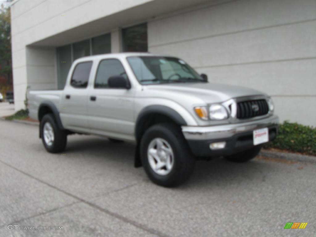 2004 Tacoma V6 Double Cab 4x4 - Lunar Mist Metallic / Charcoal photo #1