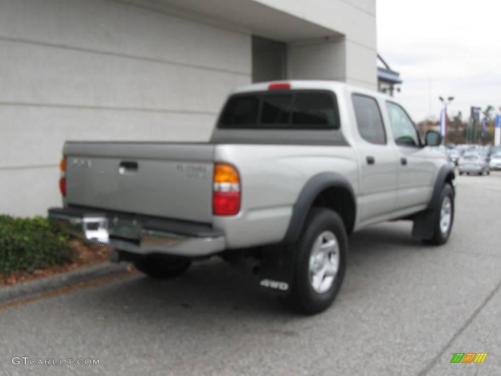 2004 Tacoma V6 Double Cab 4x4 - Lunar Mist Metallic / Charcoal photo #3