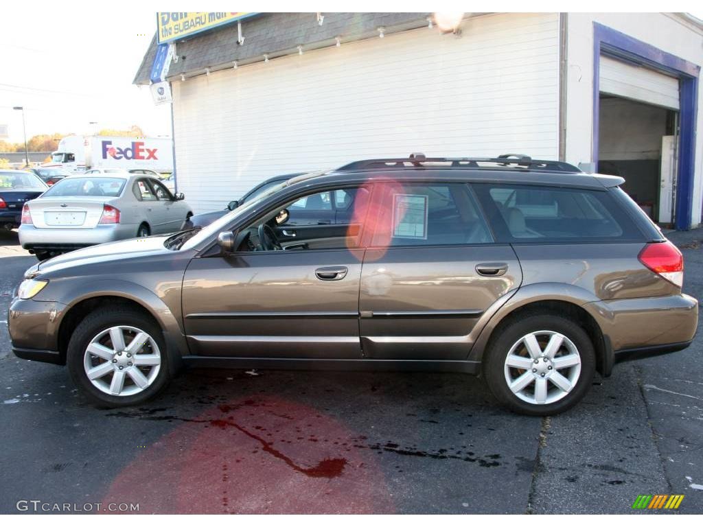 2008 Outback 2.5i Limited Wagon - Deep Bronze Metallic / Warm Ivory photo #8