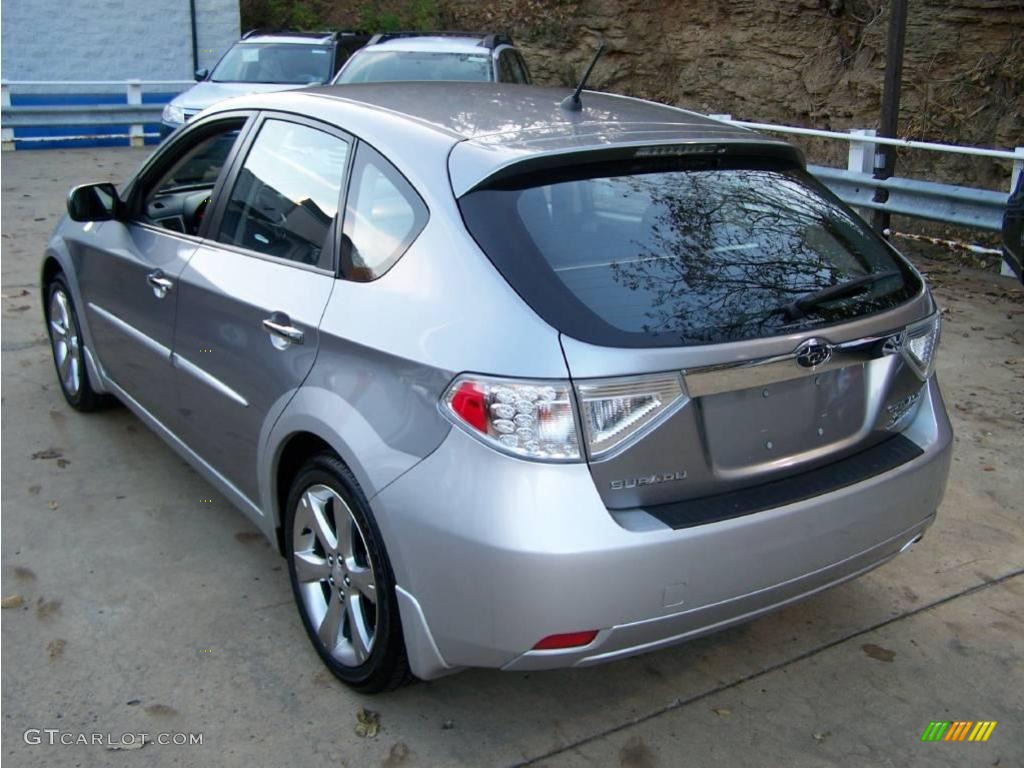 2009 Impreza Outback Sport Wagon - Steel Silver Metallic / Carbon Black Tricot photo #5