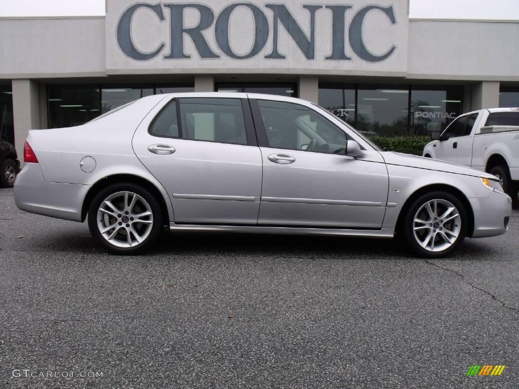 2006 9-5 2.3T Sedan - Silver Metallic / Granite Gray photo #1