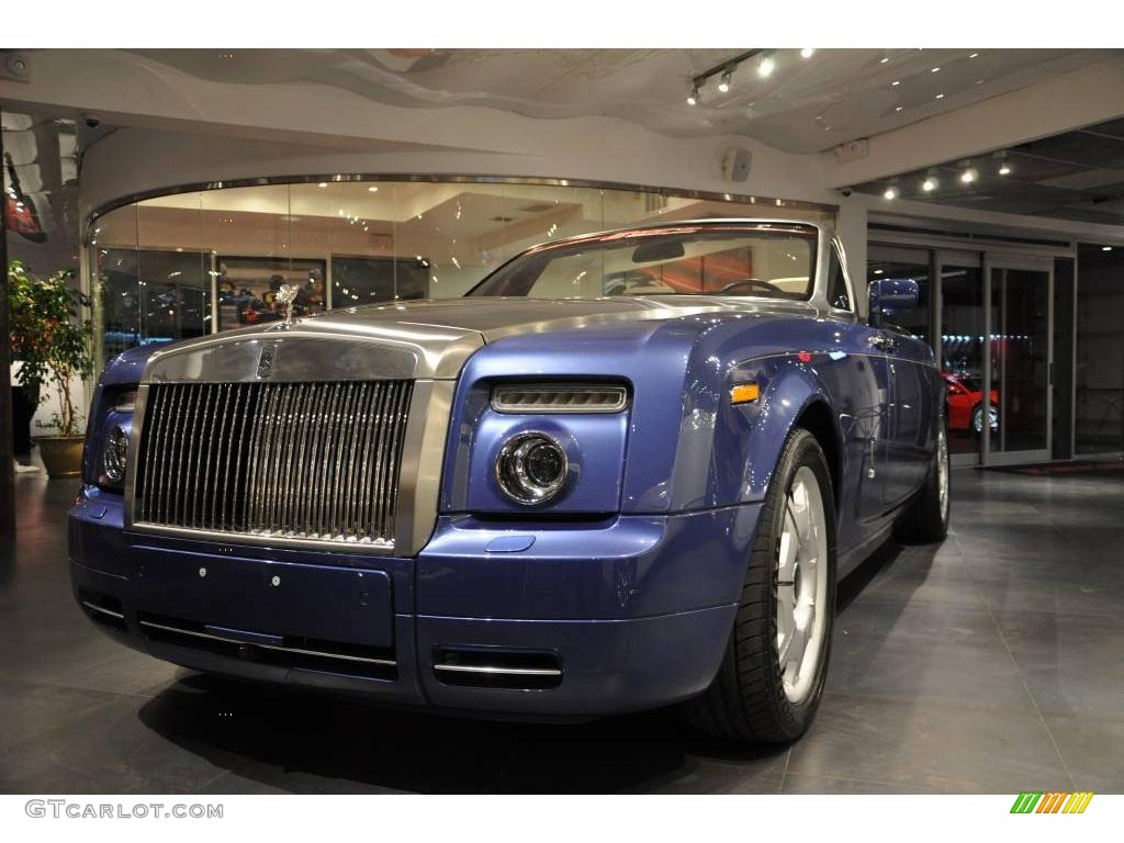 2008 Phantom Drophead Coupe  - Metropolitan Blue / Light Creme photo #3