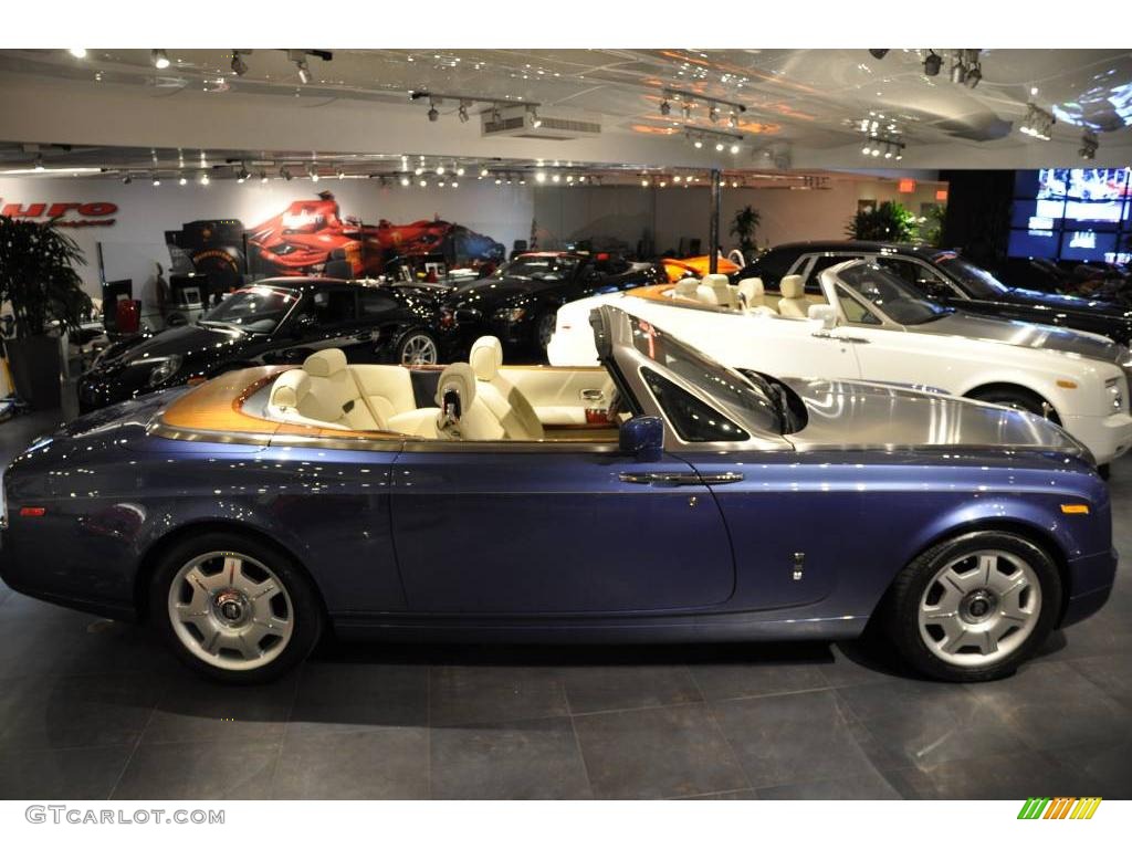 2008 Phantom Drophead Coupe  - Metropolitan Blue / Light Creme photo #4