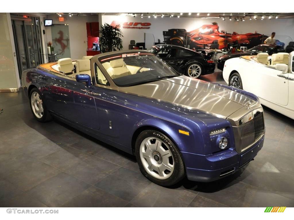 2008 Phantom Drophead Coupe  - Metropolitan Blue / Light Creme photo #11