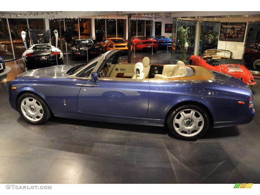 2008 Phantom Drophead Coupe  - Metropolitan Blue / Light Creme photo #16