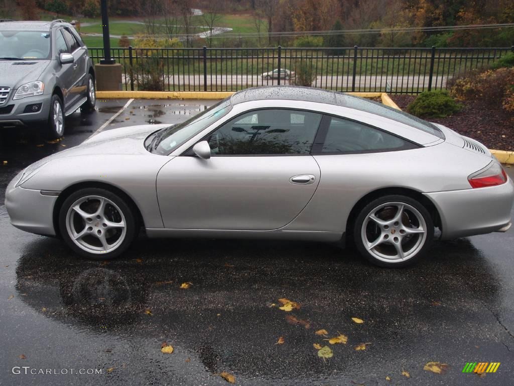 2003 911 Targa - Arctic Silver Metallic / Black photo #1