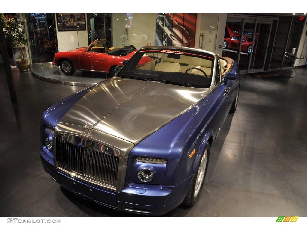 2008 Phantom Drophead Coupe  - Metropolitan Blue / Light Creme photo #21