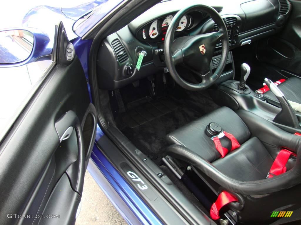 2004 911 GT3 - Cobalt Blue Metallic / Black photo #12