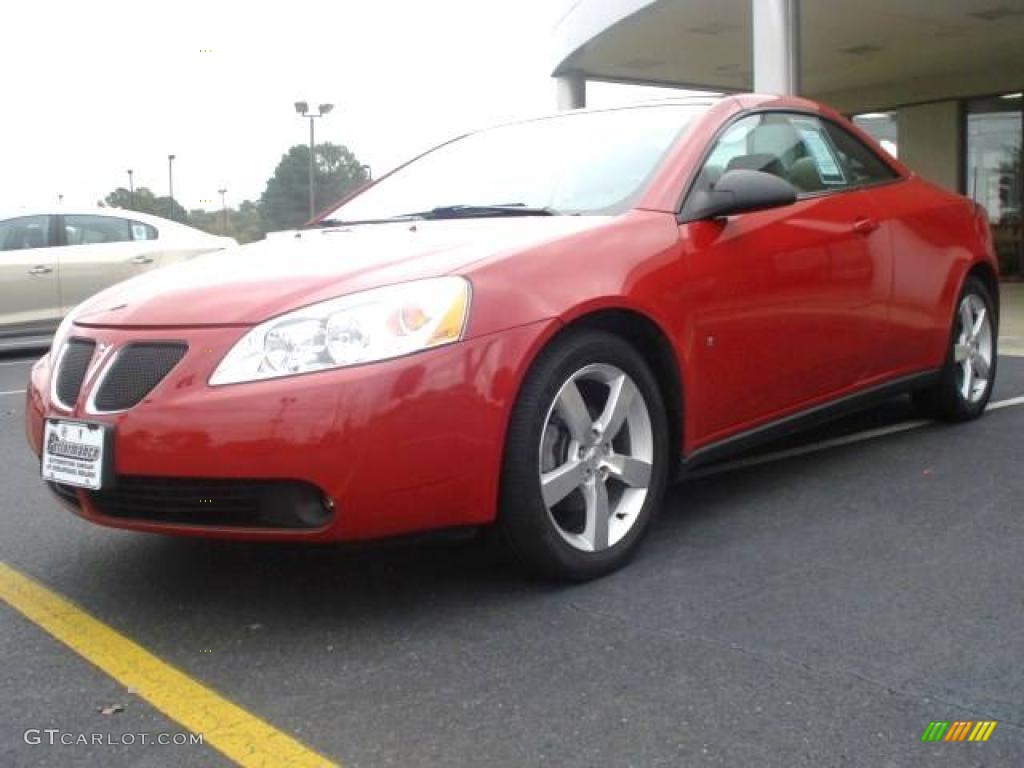 2007 G6 GT Convertible - Crimson Red / Light Taupe photo #1