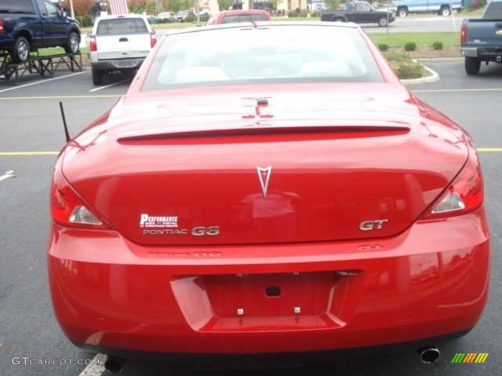 2007 G6 GT Convertible - Crimson Red / Light Taupe photo #4