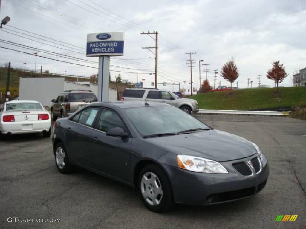 2008 G6 Value Leader Sedan - Dark Steel Gray Metallic / Ebony Black photo #1