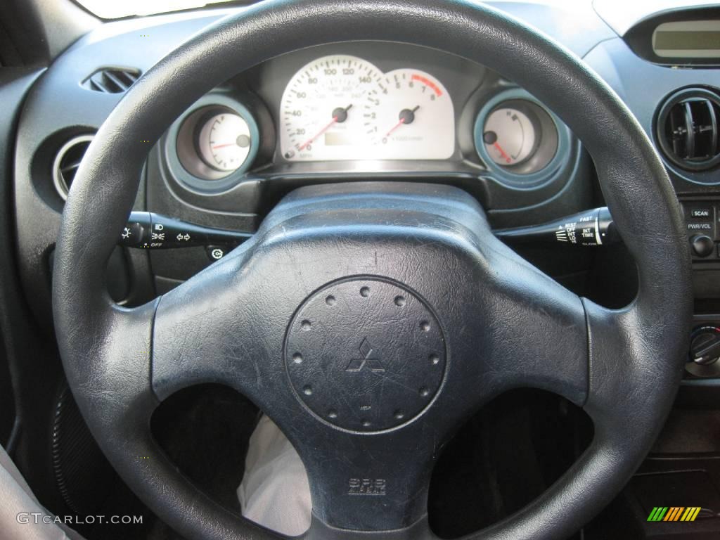2002 Eclipse RS Coupe - Titanium Pearl / Black photo #18