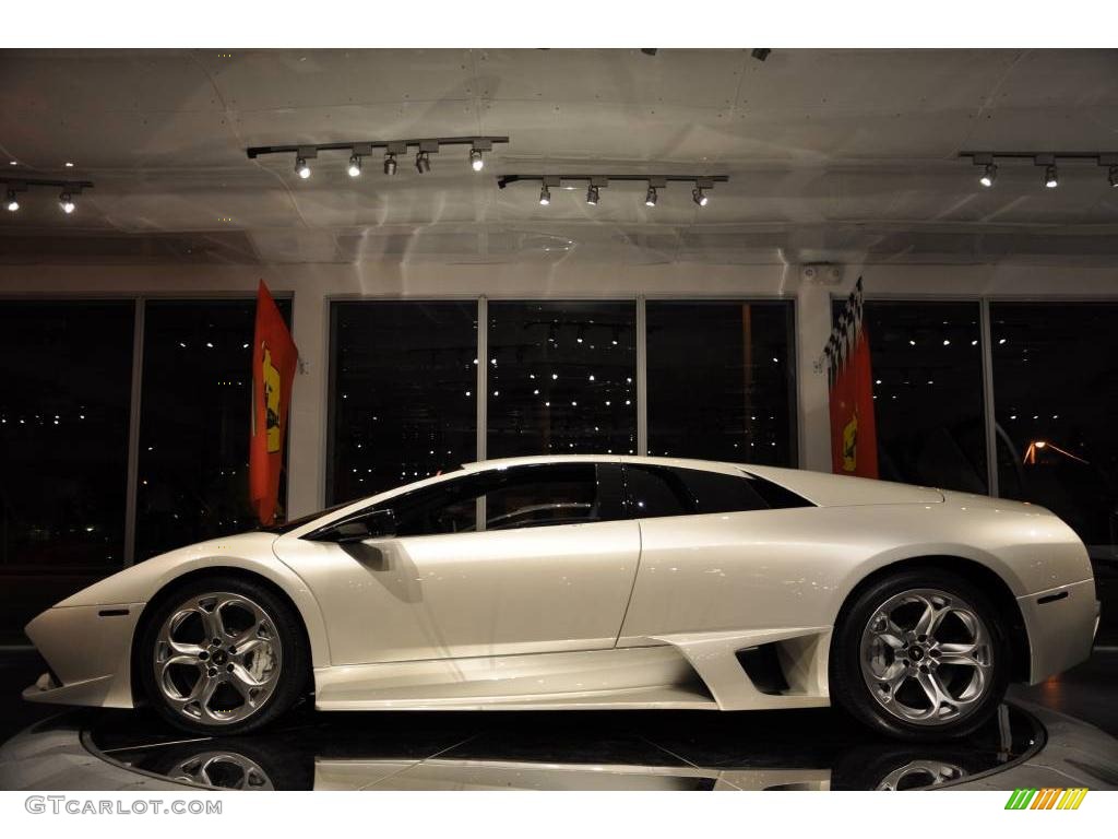 2008 Murcielago LP640 Coupe - Bianco Isis (Pearl White) / Nero Perseus photo #33