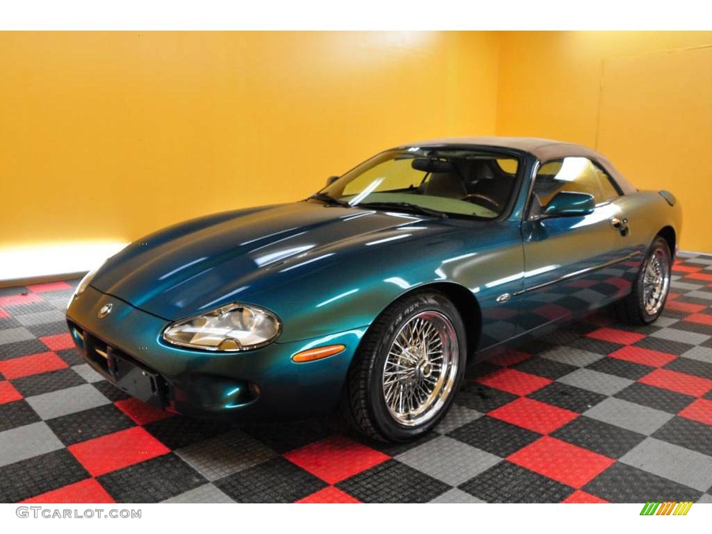 Aquamarine Pearl Metallic 1997 Jaguar XK XK8 Convertible Exterior Photo #20749236