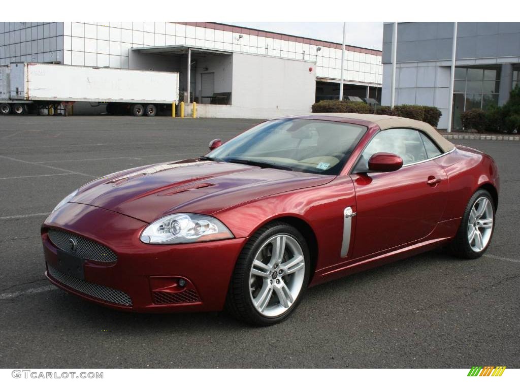 2007 XK XKR Convertible - Radiance Red Metallic / Caramel photo #1