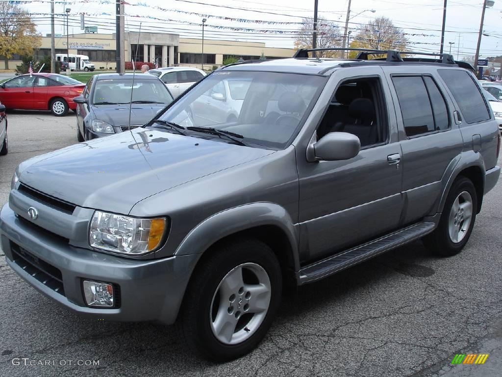 2003 QX4 4x4 - Diamond Graphite Metallic / Graphite photo #1